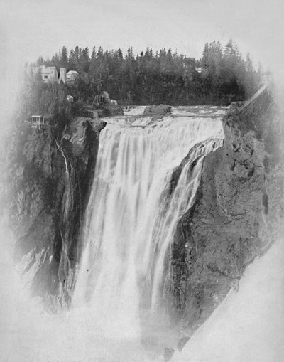 Montmorency vízesése, Quebec, 1897. alkotó: Unbekannt