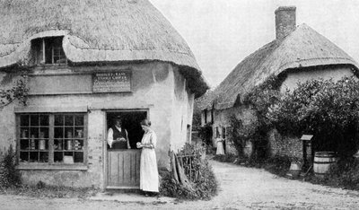 Családi élelmiszerbolt, Bradford Peverell sarka, Wessex, 1922 alkotó: Unbekannt
