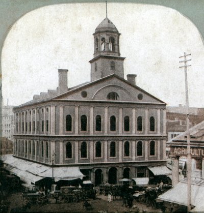 Faneuil Hall, Boston, Massachusetts, USA, 19. század vége alkotó: Unbekannt