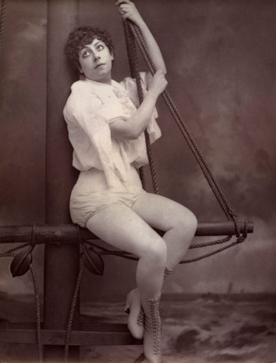 Fannie Leslie brit énekes és színésznő, 1882 alkotó: Unbekannt