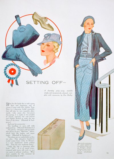 Divatillusztráció, 1935 alkotó: Unbekannt