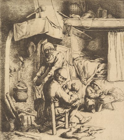 Apa tápláló gyermek, 1610-85. alkotó: Unbekannt