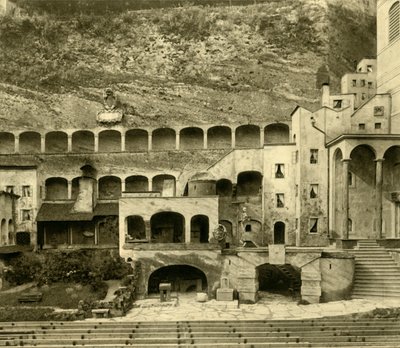 Faust város a Felsenreitschulében, Salzburg, Ausztria, 1935. alkotó: Unbekannt