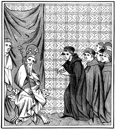 A párizsi egyetem munkatársai 1377-ben 1316-1378-ban IV. Károly császárt üldözték 1849-ben alkotó: Unbekannt