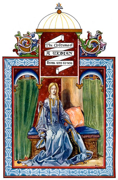 Női jelmez, 1135-1154, 1904 alkotó: Unbekannt
