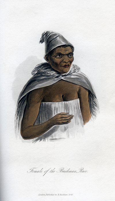 A Bushman Race nője, 1848 alkotó: Unbekannt