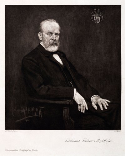 Ferdinand von Richthofen német geográfus és geológus, 1900 körül alkotó: Unbekannt