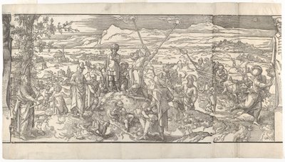 Újhold ünnepe a Ces Moeurs et fachons de faire de Turcz Customs ... frízből, 1553. alkotó: Unbekannt