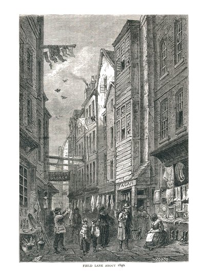 Field Lane 1840 körül alkotó: Unbekannt