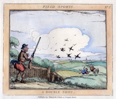 Field Sports: A Double Shot, 18. század vége – 19. század eleje alkotó: Unbekannt