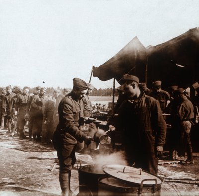 Terepi konyha amerikai táborban, Melette, Franciaország, 1914-c1918. alkotó: Unbekannt
