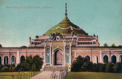 Oudhs első királyának sírja. Lucknow, 1900 alkotó: Unbekannt
