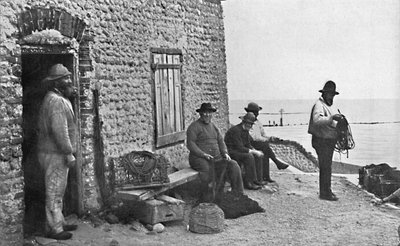 Fishermen, Sheringham, Norfolk, 1912 alkotó: Unbekannt