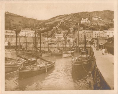 Halászhajók - Polperro, 1927. alkotó: Unbekannt