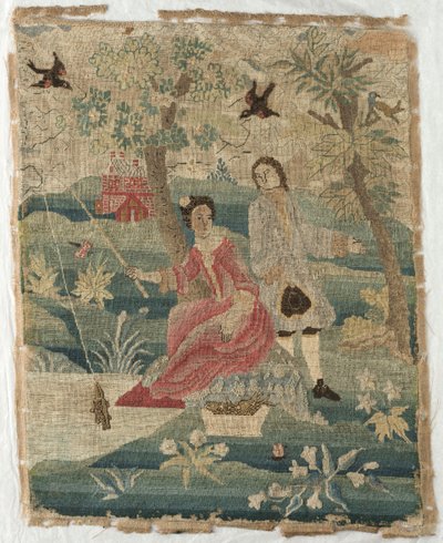 Fishing Lady, 1700-as évek. alkotó: Unbekannt