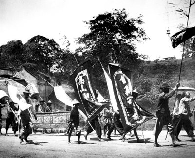 Zászlóhordozók, Szingapúr, 1900 alkotó: Unbekannt
