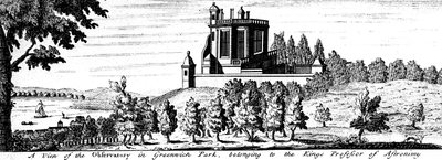 Flamsteed ház a Greenwich Parkban, Londonban, 17. század végén alkotó: Unbekannt