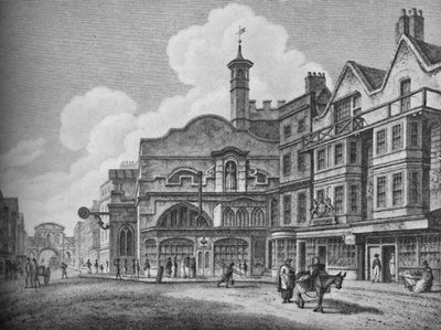 Fleet Street a tizennyolcadik században, 1907 alkotó: Unbekannt
