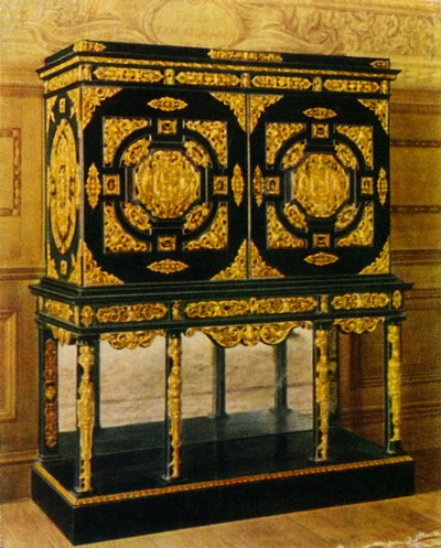 Flamand ébenfa kabinet aranyozott hegyekkel, 1938. alkotó: Unbekannt