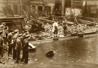 Árvíz Londonban, 1928, 1935. alkotó: Unbekannt