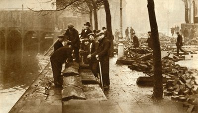 Árvíz Londonban, 1928, 1935. alkotó: Unbekannt