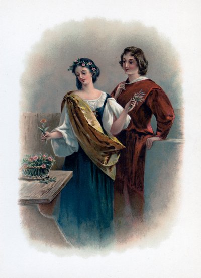 Florizel és Perdita, 1891 alkotó: Unbekannt