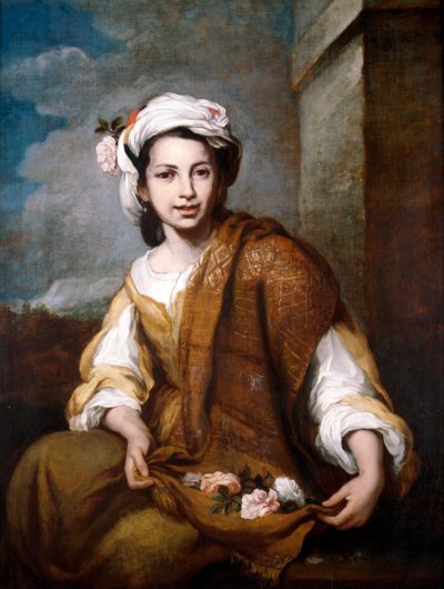 "Viráglány", c1800-c1899 alkotó: Unbekannt