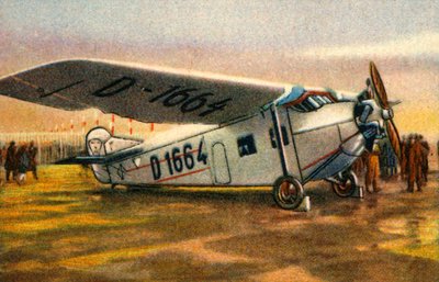 Focke-Wulf A28 Habicht repülőgép, 1920-as évek, 1932. alkotó: Unbekannt