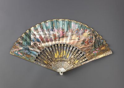 Összecsukható ventilátor, 1760-as évek. alkotó: Unbekannt