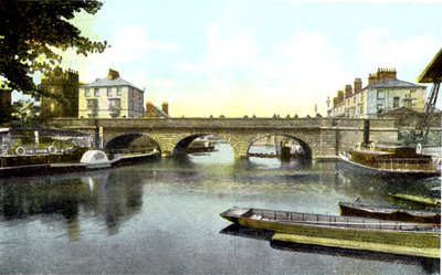 Folly Bridge, Oxford, XX. század alkotó: Unbekannt