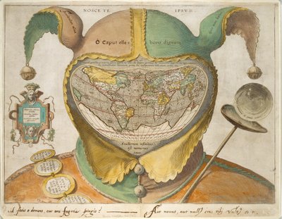 Bolondok sapkája világtérkép, c1590 alkotó: Unbekannt