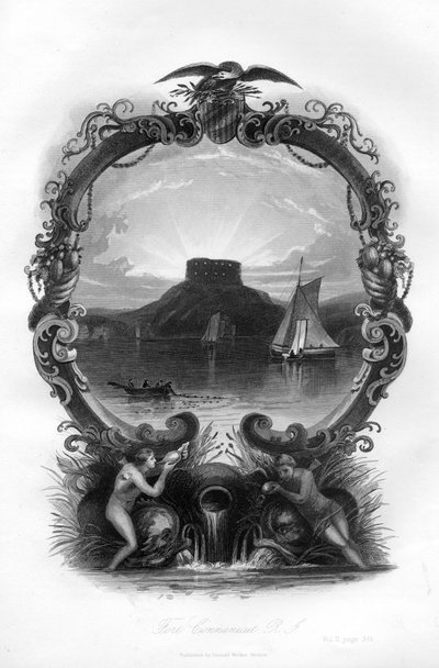 Fort Connanicut, Rhode Island, 1855 alkotó: Unbekannt