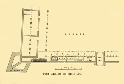 Fort William, S.E. Szög, 1756, 1925. alkotó: Unbekannt