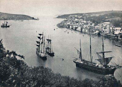Fowey - A kikötő bejárata, 1895 alkotó: Unbekannt