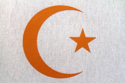 Franciaország, Ile-de-France, Párizs: Muszlim szimbólumok alkotó: Unbekannt