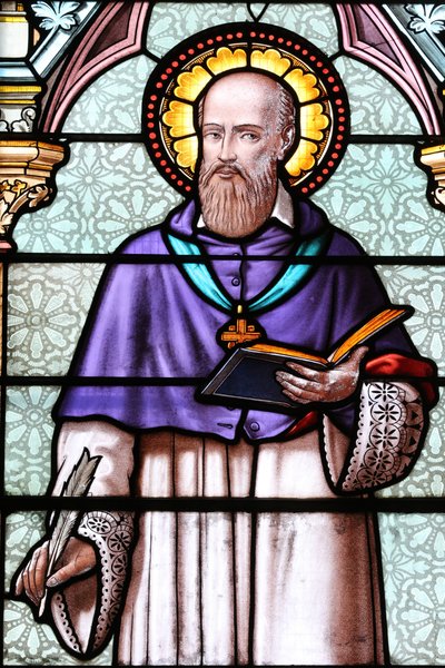 Francis de Sales. Híressé vált mély hite és gyengéd hozzáállása a protestáns reformáció eredményeként uralkodó vallási megosztottsághoz a franciaországi Monnetier-Mornexben. alkotó: Unbekannt