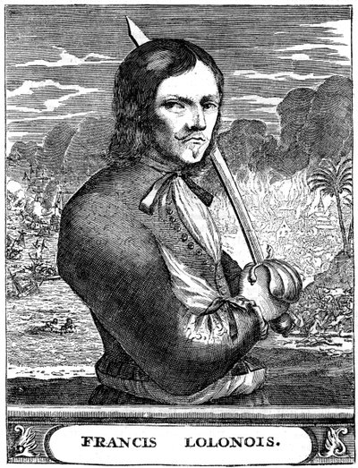 Francois lOllonois, 17. századi francia buktató, 1880 körül alkotó: Unbekannt