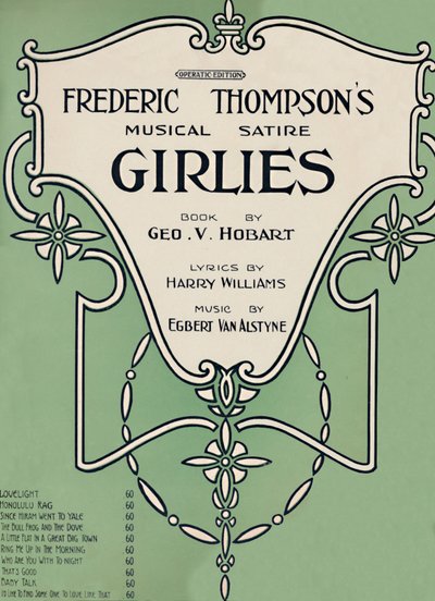 Frederic Thompsons Musical Satire Girlies, 1911. alkotó: Unbekannt