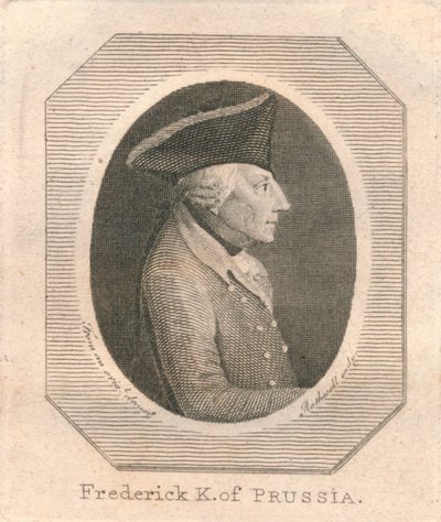 Frigyes K. porosz, 1800 körül. alkotó: Unbekannt