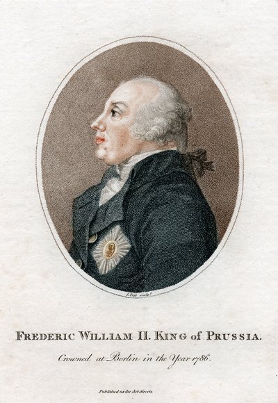 Frigyes Vilmos, Poroszország királya, 1786-1797 c1810 alkotó: Unbekannt