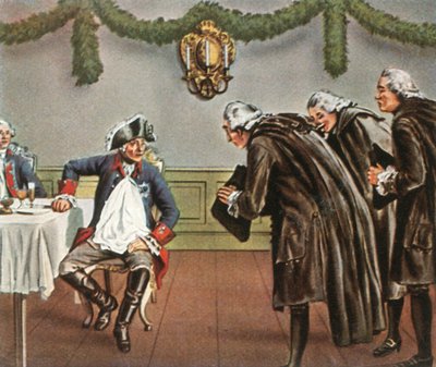 Nagy Frigyes és a greiffenbergi férfiak, 1784, 1936. alkotó: Unbekannt