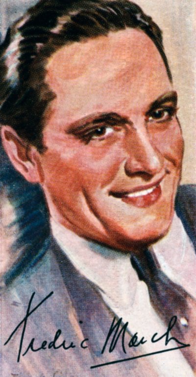 Fredric March, 1897-1975, kétszeres Oscar-díjas amerikai színész, XX. alkotó: Unbekannt