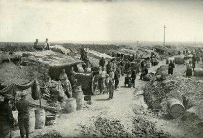 Francia helyszíni konyhák a tűzvonal mögött, 1919. alkotó: Unbekannt