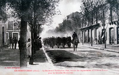 Francia Idegenlégió, Ain Temouchent, Algéria, 1899 alkotó: Unbekannt