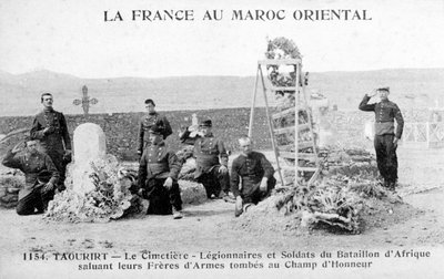 Francia Idegenlégió temetője, Taourirt, Algéria, XX. század alkotó: Unbekannt