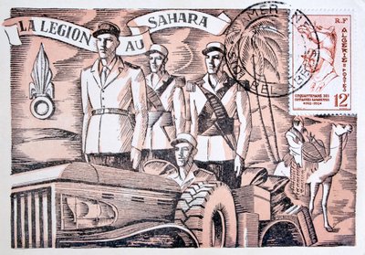 Francia Idegenlégiós képeslap, 1952 alkotó: Unbekannt