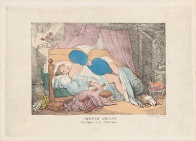 Francia luxus, vagy Repos a la Francaise, 1800-20., 1800-20. alkotó: Unbekannt