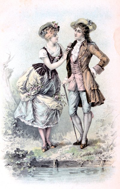 Francia képeslap, c1900 alkotó: Unbekannt