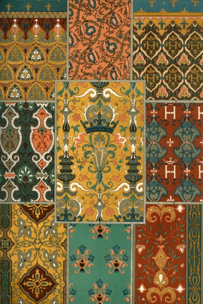 Francia reneszánsz szőnyegfestés, 1898. alkotó: Unbekannt