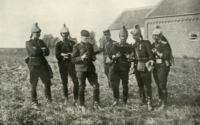 Francia vezérkari tisztek konzultációban, 1914, 1919. alkotó: Unbekannt